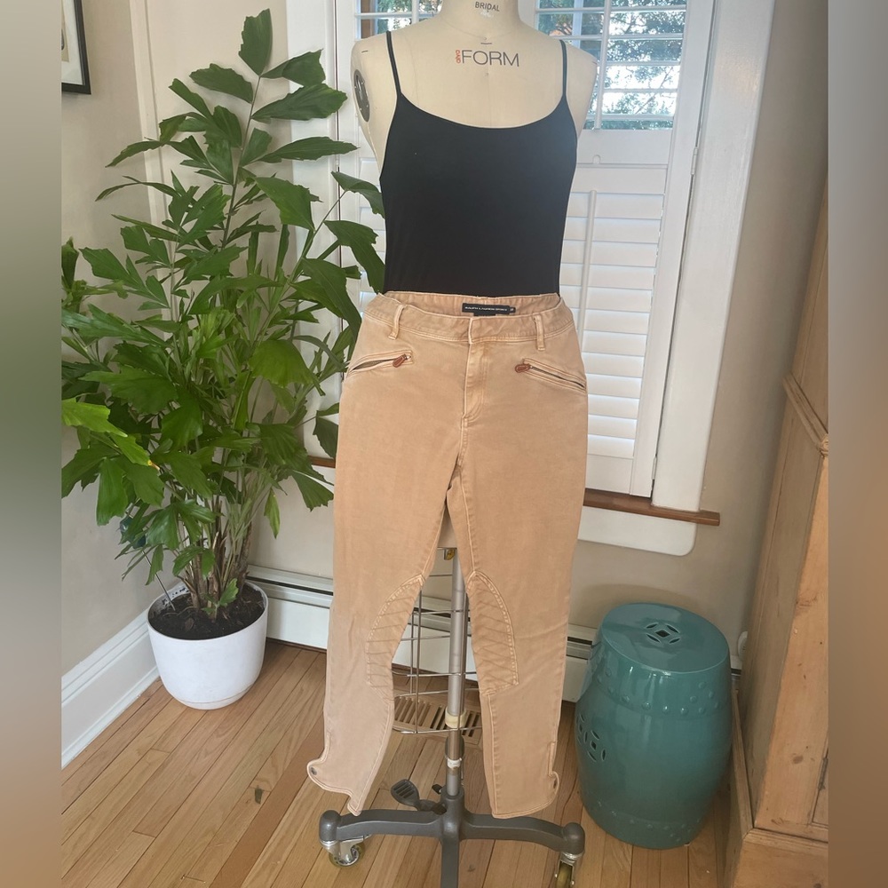 Ralph Lauren Sport jodhpur style pant. khaki color. Size 30 very good condition